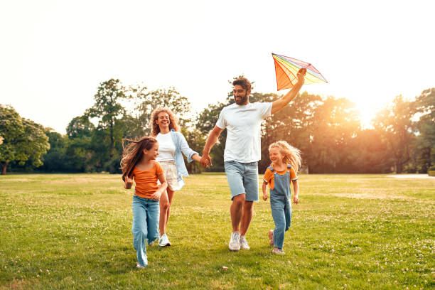 Jensen Family Enjoying Sunday in Booval Park